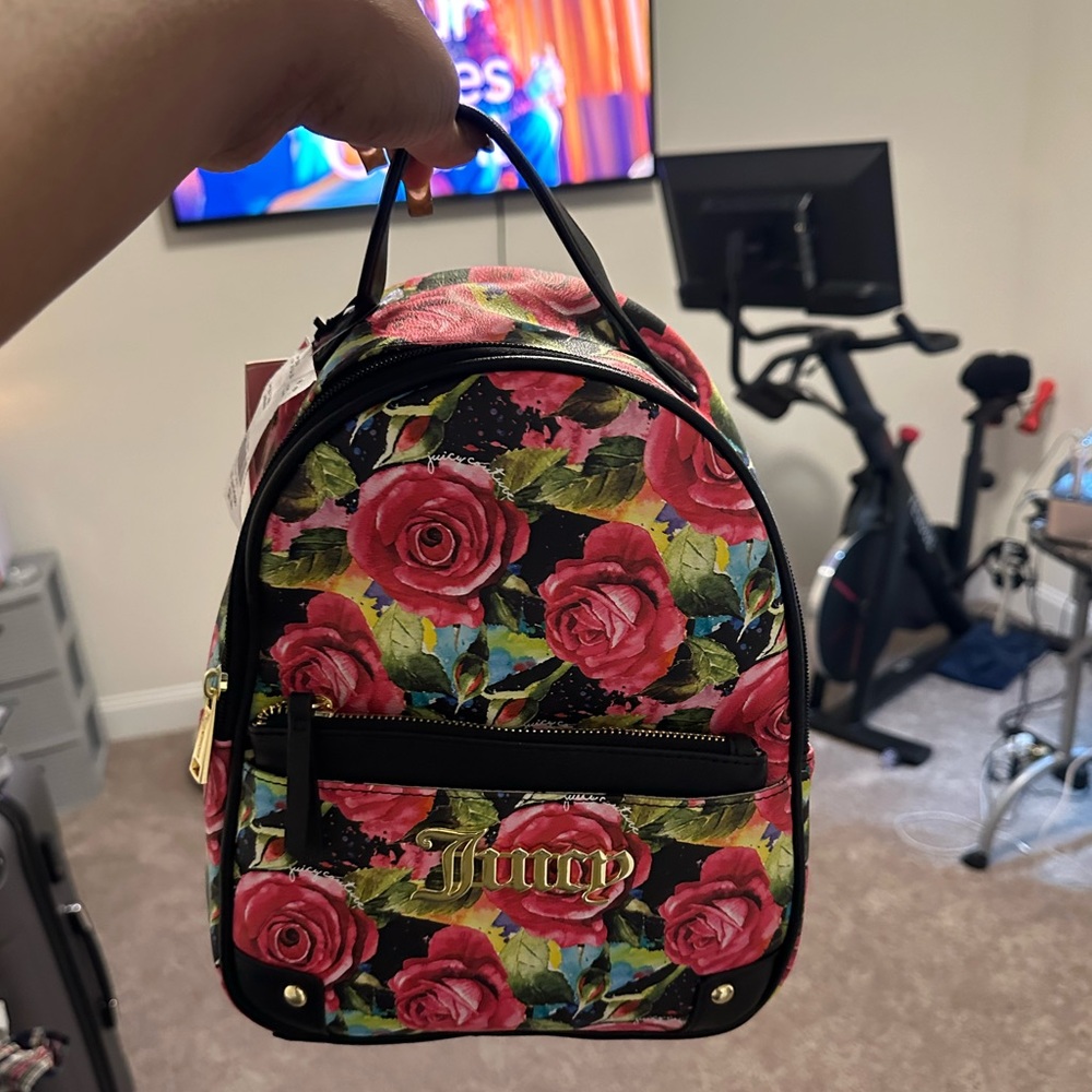 Juicy couture backpack and wallet
